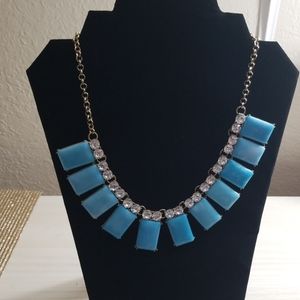 Light Blue Marble Toned Necklace